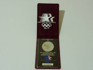 1983年 ロサンゼルスオリンピック 記念硬貨 1ドル銀貨 コイン シルバー SV900 SILVER ONE DOLLAR 激安 爆安 1円スタート