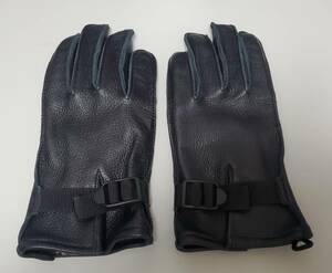 降下専用革製手袋、グラブ　ブラック/Mサイズ　≪未使用/長期保管品≫