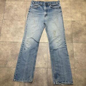 USA製 80年代 Levi's 517 ビンテージ デニム 33×33 刻印549 MADE IN USA 80s オレンジタブ