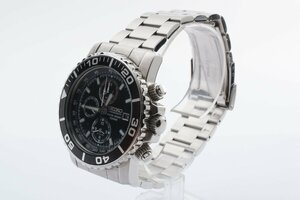 セイコー クロノグラフ デイト ラウンド シルバー クォーツ メンズ 腕時計 SEIKO