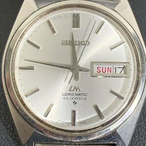 SEIKO セイコー LORD MATIC ロードマチック 5606-7000 23JEWELS 23石 デイデイト 稼働品 ベルト社外品