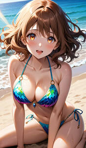 [1 jpy start ]B91 play mat original yellow front . beautiful . euphonium bikini same person mouse pad tapestry high quality Raver mat 