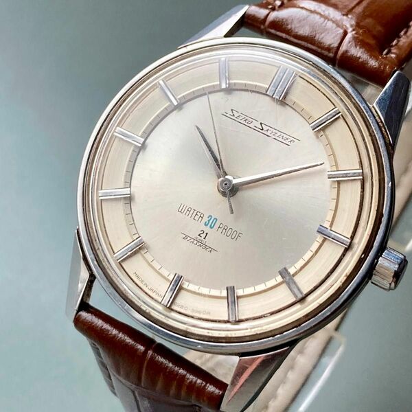 【動作品】セイコー スカイライナー 腕時計 1964年 手巻き メンズ