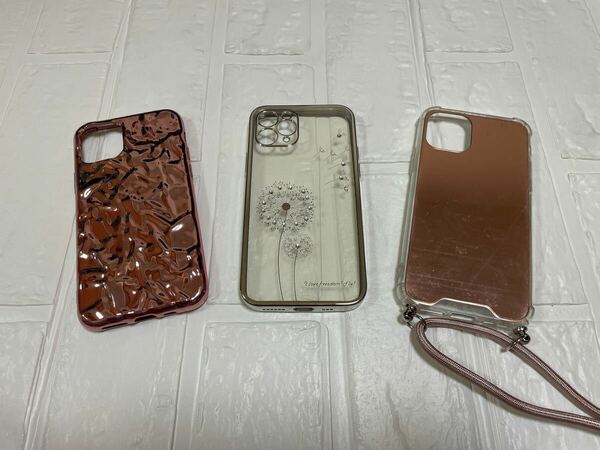 新品　iPhone11Proケース　3点セット　iPhoneケース　スマホケース　ソフトケース　iPhone