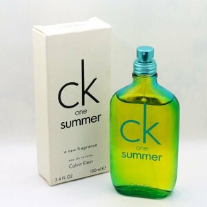[ бесплатная доставка ] не использовался Calvin Klein CK One summer 2014 100ml*CK one* CK One summer 2014*si-ke- summer 2014* духи *