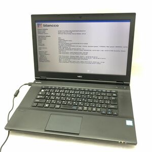 【ジャンク】 NEC VersaPro VX-2(VKM17X-2) VKM17XBGE312SCL Core i5-8350U メモリ8GB HDD 500GB 15.6インチ T010411【訳アリ】