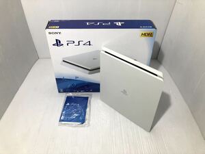 SONY PS4 本体 CUH-2100A ホワイト 薄型 箱付き【HDD500GB】FW11.50 動作良好 プレイステーション4 PlayStation4 白 ソニー