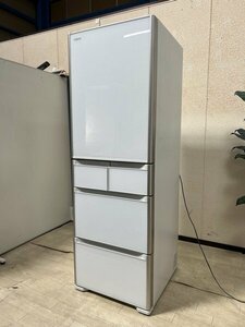 §[ Hitachi /HITACHI freezing refrigerator vacuum tilt R-S4000HL 401L 5-door S series left opening automatic icemaker . smell crystal door ]P05410