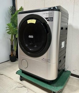 §綺麗【HITACHI/日立 ドラム式洗濯乾燥機 ビッグドラム BD-NX120EE7L 洗12kg/乾6kg 風アイロン ナイアガラ洗浄】P05409