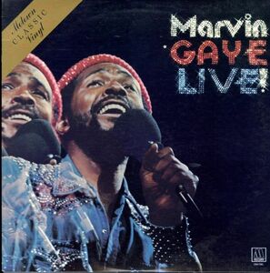 USプレスLP！Marvin Gaye / Marvin Gaye Live!【Motown / 2841ML】マーヴィン・ゲイ ライヴ盤 Let's Get It On , What's Going On 収録