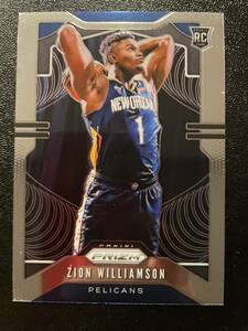 Zion Williamson 2019-20 PANINI Prizm The ion * William sonNBA Rookie non auto card rookie NBA card 