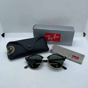 ZA#109 Ray-Ban サングラス レイバン ケース付 CLUBROUND CLASSIC RayBan アイウェア RB 4246 901 51-19 145 3N 