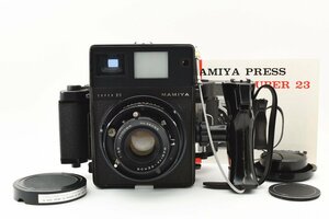 【美品】マミヤ Mamiya Press Super 23 中判カメラ Sekor 100mm f/3.5 & 6x9フィルムバック 動作確認済み！ 2147910