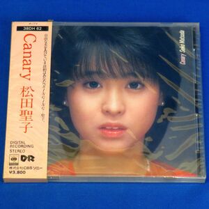 ゆR8389◆未開封 CD【松田聖子『Canary (38DH62)』帯付】カナリー/稀少 レア/CBS/SONY ソニー/アイドル/当時物/カナリア/昭和 レトロ