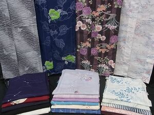  flat peace shop #1 jpy summer thing fine pattern ..... kimono together 20 point crane person butterfly scenery pine bamboo plum floral print red-blossomed plum tree have on possibility great number se1651