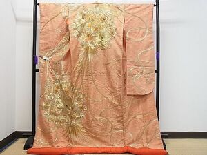  flat peace shop 1# colorful wedding kimono Japanese clothes wedding wedding bride god company . type embroidery . flower cord writing gold silver thread excellent article CAAB9076gh
