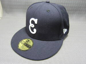 NEW ERA ニューエラ × Newark Eagles ニューアークイーグルス　Negro League ニグロリーグ　59FIFTY　キャップ 帽子　紺　62.5cm　S2405E