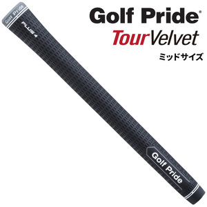 ゴルフプライド (GOLFPRIDE) グリップ GP ツアーベルベットプラス4ミッドサイズ バックライン無 VT4M