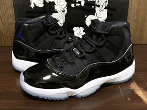 16年製 NIKE AIR JORDAN 11 RETRO SPACE JAM #45 ナイキ エアジョーダン スペースジャム AJ XI【378037-003】エナメル パテント US8.5