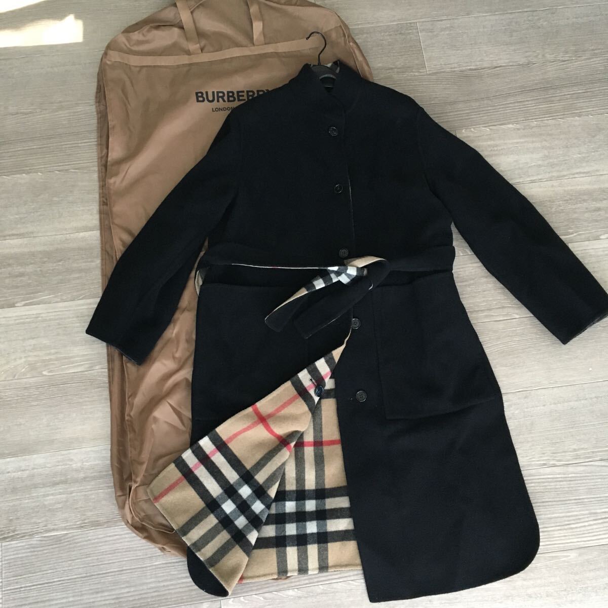 BURBERRY バーバリー リバーシブル コート ブラック 2025年最新】Yahoo!オークション -バーバリー リバーシブル