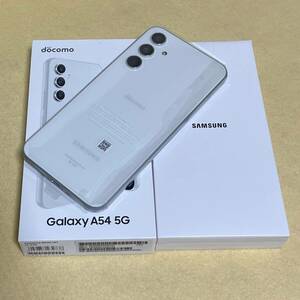 [ new goods / unused /docomo version SIM free ]Galaxy A54[SC-53D]o- Sam white * judgment 0/ remainder . none * 06012