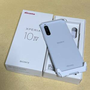 【新品/未使用/SIMフリー】Xperia 10 IV［SO-52C］ホワイト★判定〇/残債なし/docomo版SIMフリー★　06027