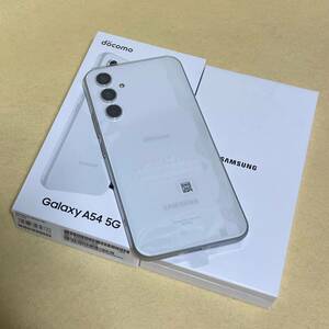 SIMフリー Galaxy A54 SC-53D オーサムホワイト [Awesome] docomo Samsung 白ロム スマートフォン