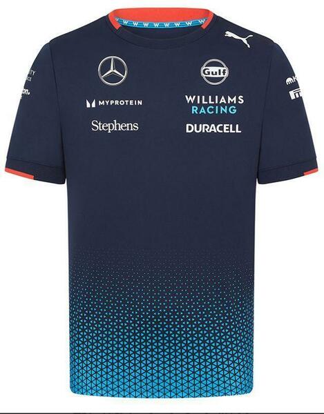 F1　ウィリアムズ　メルセデス　レーシング　アルボン　サージェント　ピレリ　数量限定　速乾　Tシャツ