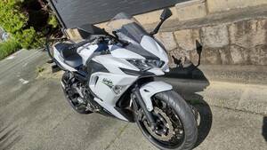 愛知Prefecture　個person出品　２０2008　Ninja650　ホワイト　Odometer９０２７ｋｍ　Vehicle inspectionRemaining有２０２1993３月１５日まで