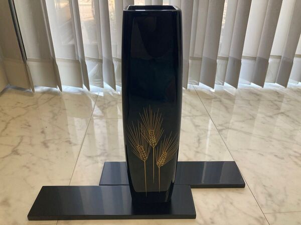 最終値下 わじま塗 麦 花瓶