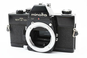 ★☆【動作品】 MINOLTA ミノルタ SRT101 ブラックボディ 一眼レフカメラ 通電OK品 #4126☆★