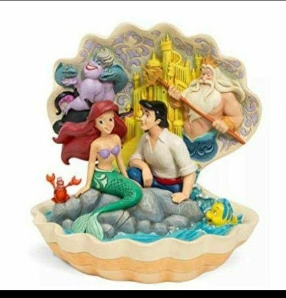 enesco 置物 リトル・マーメイド シーシェル フィギュア