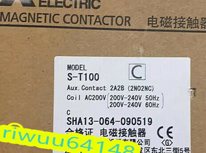 【保証付き】【送料無料】★新品！　MITSUBISHI/三菱 　S-T100 220V(AC200-240V) 　非可逆式電磁接触器