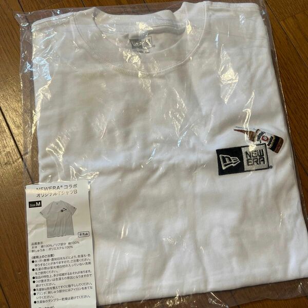 NEWERA JIMBEAMコラボTシャツ限定　非売品カラーホワイト袖丈半袖サイズ　　Ｍサイズ新品未使用品 
