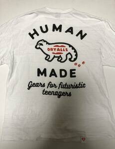 HUMAN MADE ポケット付きTシャツ背中プリント 白 XLサイズ