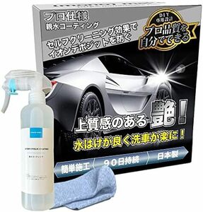 イオンデポジット防止 セルフクリーニング カーコーティング剤 親水性 防汚性 プロ仕様DIY親水性コーティング