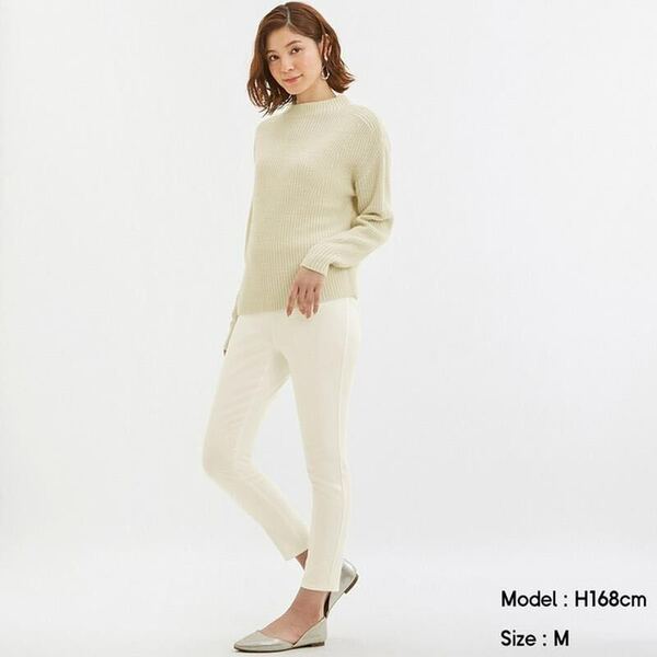 GU ジーユー スーパーストレッチ クロップドレギンスパンツ