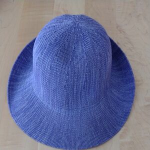帽子　ポリエステル製　紫