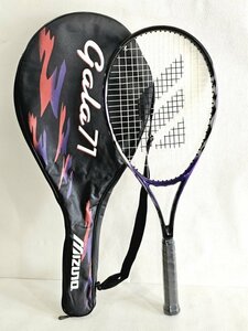 【未使用】MIZUNO ミズノ 硬式テニスラケット GALA71 ケース付き レス一体成型 アルミジョイント 部活 趣味 スポーツ レジャー 体育 ②