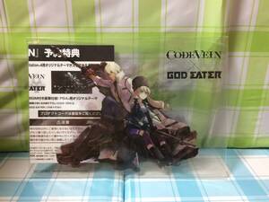 PS4 CODE VEIN コードヴェイン 特典 特製クリアカード 描きおろし CODE VEIN & GOD EATER コラボデザイン 未開封品