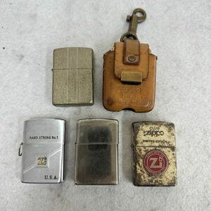 K872△ZIPPO ジッポー ライター 5個まとめ American Classic/HARD STRONG/MYCAL JAPAN BOWL/シルバーカラー 他 ジッポ オイルライター ⑩