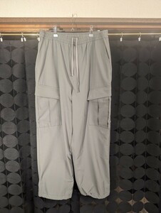 1 иен старт * прекрасный товар *DAIWA PIER39*TECH LOOSE STRETCH 6P MIL PANTS*L* полиэстер * серый *BP-35021