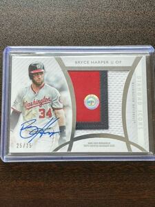 [MLB][ Blythe * is -pa-][ autograph autograph card ]2015 Topps Diamond Icons Bryce Harper Jumbo Pach Auto 25sili last number 