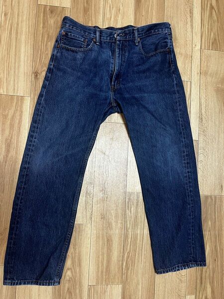 リーバイス505 Levis W36 ダークブルーデニム 青