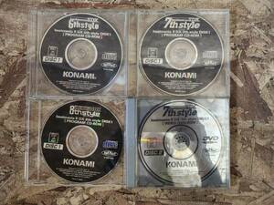 【コナミ 音ゲー ビートマニアIIDX CD,DVD ROM 4枚セット】 KONAMI Music game Beatmania IIDX CD, DVD ROM 4 pieces (No.1780)