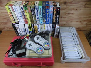 * cheap selling up * Super Famicom body soft 55ps.@ summarize set Final Fantasy Mario world Donkey Kong etc. box attaching equipped 