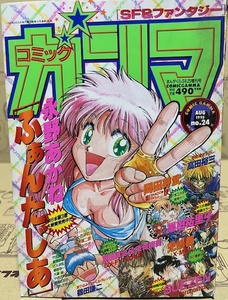 コミックガンマ　1995年8月号　no.24　竹書房　マンガ雑誌　表紙：ふぁんたじあ/永野あかね　ZOOM・UP/桜井智