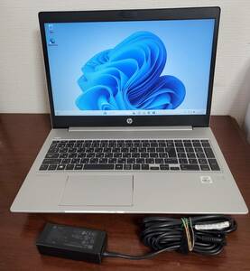 746 ほぼ美品 動作品 HP ProBook 450 G7 Core i5 第10世代 (10210U)◆8GB◆M.2 SSD256GB◆15.6インチ HD Win11 PC laptop Office 2021