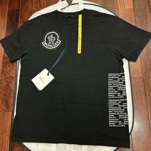 【美品】【レア】MONCLER モンクレール　半袖Tシャツ　黒 XL