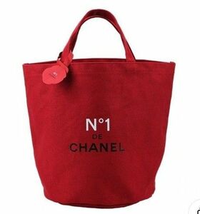 CHANEL ノベルティ トートバッグ シャネル 赤